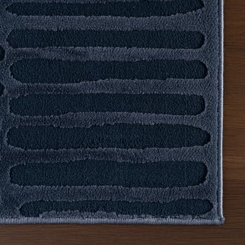 nuLOOM Kailani Blue Abstract Washable Area Rug, 2' x 3' | Nuloom Kailani Abstract 2' x 3' Machine Washable Accent Rug for Living Room Bedroom Dining Room Entryway, Blue - color: Blue, size: 2' x 3' (Rectangular)