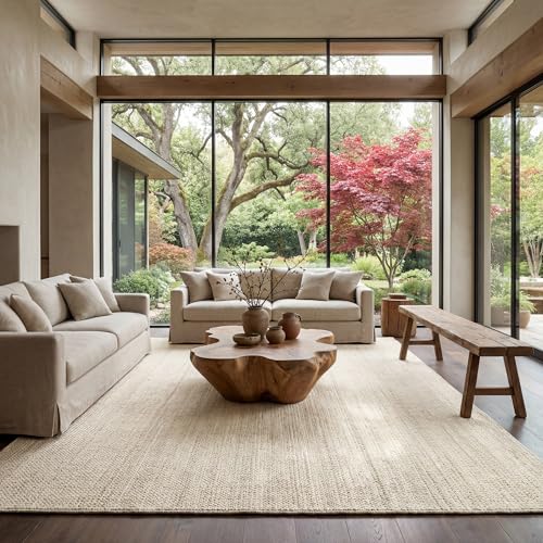 nuLOOM Rigo Off White Solid Flatweave Area Rug, 12' x 15' - color: Off White, size: 11'6" x 14'6" (Rectangular)