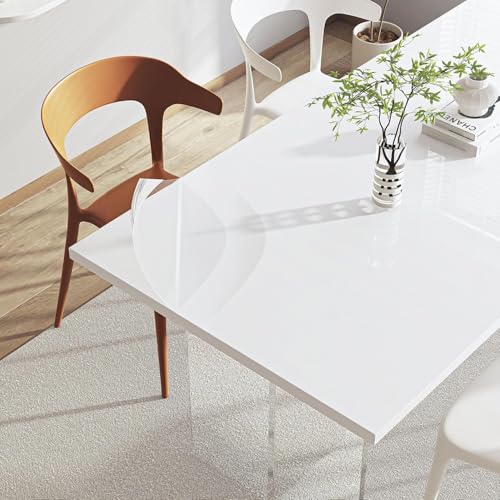 Clear Contact Paper Vinyl Wrap Plastic Self Adhesive Wall Protector Film | Transparent Kitchen Backsplash Waterproof Protective Wallpaper Covering Peel and Stick for Furniture 15.7'' X 118" - size: 15.7" x 118"