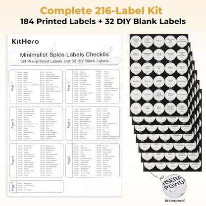 4-Tier Acrylic Spice Rack Organizer with 24 Glass Spice Jars and Wooden Lids, Clear Spice Shelf for Cabinet, Countertop, Pantry, Easy Assembly Seasoning Holder, Compact 11.6" W x 11.4" H