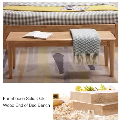 Narrow Noodle Bench Entryway Wood Bench Farmhouse Dining Table Bench Wooden Bench with Armless Design End of Bed Bench for Bedroom Dining Room Living Room Hallway(White,L-150cm/59in) - color: White, size: L-150cm/59in