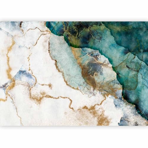 Wall Mural Faux Stone 77x55 in - Peel and Stick Self-Adhesive Wallpaper Removable Large Sticker Foil Wall Decor Print Picture Image Design Marble Abstract 3D Effect f-A-10028-a-a - color: #02, size: 77"Wx55"H Self-Adhesive