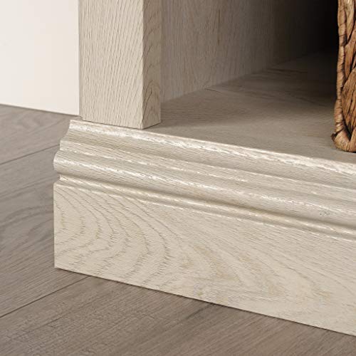 Sauder Miscellaneous Storage 3-Shelf Bookcase/ book shelf, Chalked Chestnut finish - color: Chalked Chestnut Finish