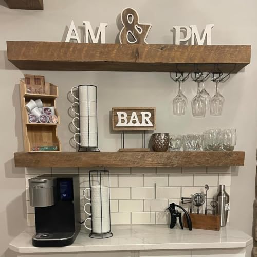 7 Inch Black Wine Glass Rack, Under Cabinet Wine Glass Holder, Stemware Rack, Hanging Stemware Holder for Cabinet Kitchen Bar, Set of 4 - color: Black, size: 7 Inch 4 Pack