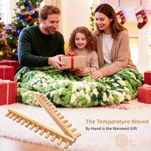 Zlshmoee Chunky Blankets Loom Knitting Looms Portable DIY Hand Knitting Kit for Beginners and Adjustable Foldable Portable Extra Loom Large 48,55,60 Inch (60inch) - color: 60in'' fold