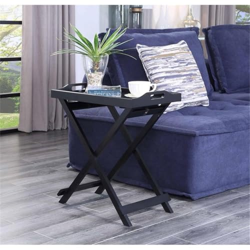 Convenience Concepts Designs2Go Tray Table, Black - color: Black