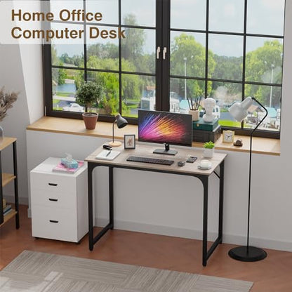 FDW 39 inches Computer Desk, Modern Simple Style Desk for Home Office, Study Student Writing Desk,Nature - color: Nature, size: 40 Inches