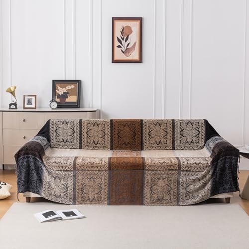 Boho Throw Blanket, Chenille Jacquard Tassels Throw Blankets for Bed Couch Soft Chair， Bohemian Fringe Tassels (Black, S:60x75) - color: Black, size: Small (60 x 75 in)