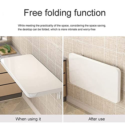Laundry Folding Table, fold down table, Wall Mounted Folding Table, Folding Kitchen Table, laundry room folding station, Laundry Table Foldable With Bracket , Wall Shelf Computer Desks Workstations ( - color: Blue, size: 60*30cm/24*12in