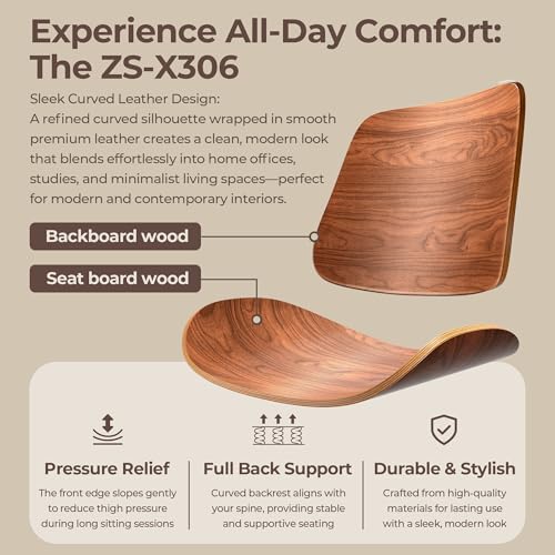 Home Office Chair No Arms with Wheels, Armless Adjustable Height Small Desk Chair, Armless PU Leather Computer Chair Mid Back 360 Swivel, Modern Walnut, Reading Meeting Room (White) - color: White