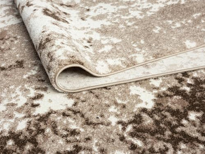Keen Home Design Throw Rugs - 24"x36" Non-Shedding, Thick Pile Abstract Rugs for Kitchen, Living Room, Bedroom, Dining Room, Entryway - Size: 2' x 3', Skies Beige - color: Skies Beige, size: 2' x 3' (Rectangular)