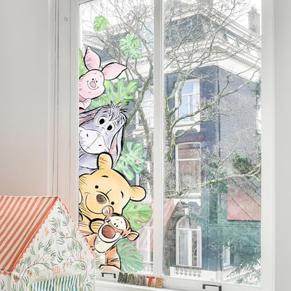 Winnie Wall Stickers for Kids, Winnie Character Wall Stickers, The Pooh Party Decorations, Winnie Removable Stickers for Baby Kids Nursery Children Room Bedroom Living Room Playroom Wall Decoration - style: Bear