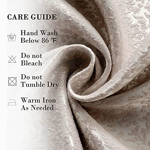 Embroidered Curtains 84 inches Long Grommet Window Treatment Voile Panel Drape for Living Room Kitchen, Two Panels, W54 x L84 inch - color: C1, size: 54"W x 84"L (Pack of 2)