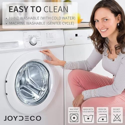 Joydeco Greyish White Blackout Curtains 120 Inches Long, Extra Long Curtains 120 Inch Length 1 Panel for Bedroom, Thermal Insulated Linen Black Out Curtains with Grommets(100x120, Greyish White) - color: Greyish White, size: 100"W x 120"L (Pack of 1)