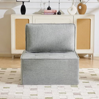 Modular Linen-Frame Sofa: Versatile Sectional for Small Apartments, Mix-and-Match Design (Light Grey) - color: Light Grey