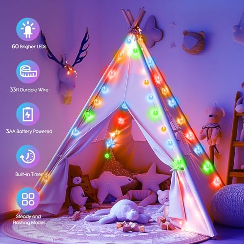 Minetom Globe String Lights - color: Multicolor