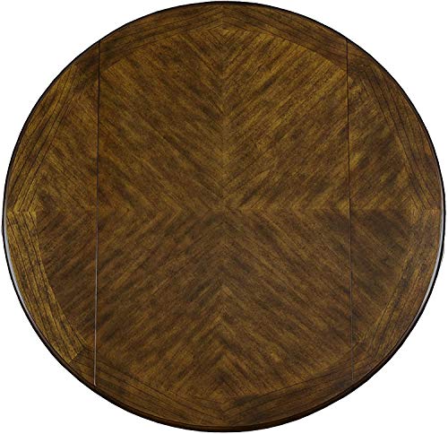 New Classic Furniture Gia 3-Piece Drop Leaf Counter Table Set with 2 Chairs, 42-Inch, Brown - color: Brown, size: Counter Set