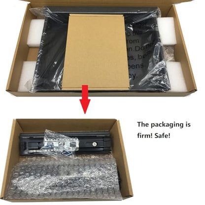Under Desk Mounted Sliding Pull-out Drawer, W 15.3" x D 8.8" | Storage Organizer for Sit Stand Workstation, Metal, Black (Medium) - size: 1TierMedium