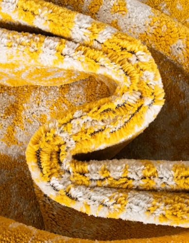 Rugs.com - Arlington Rug – 2' x 3' 1 Yellow Coastal Rug – Ideal for Entryways, Kitchens, and Bathrooms - color: Yellow, size: 2' x 3' (Rectangular)