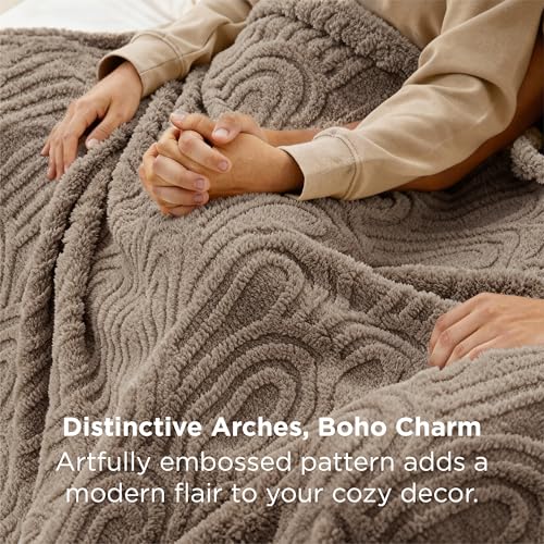 Bedsure GentleSoft Light Brown Throw Blanket for Couch - Super Soft Cozy Summer Blankets for Women Bed Sofa, Fluffy Fleece Throw for Girls, Gifts for Women, Room Home Bedroom Decor, 50x60 Inches - color: Light Brown, size: Throw (50" x 60")