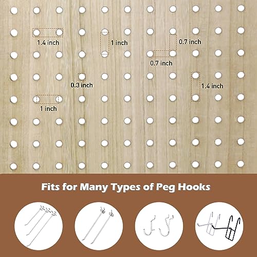 4 Panel Pegboard Room Divider | Folding Freestanding Display Screen, Privacy Partition for Retail, Craft Shows, Home Office, and Exhibition Use Brown - color: Brown-4 Panel, size: 4 Panel