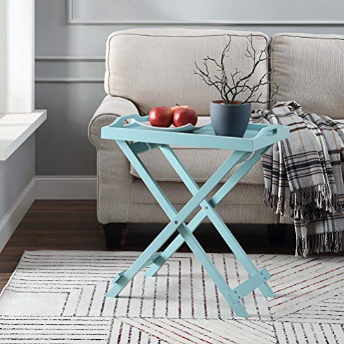 Convenience Concepts Designs2Go Tray Table, Sea Foam - color: Sea Foam Blue
