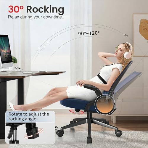 GTPLAYER Gaming Chair Racing Office Computer Ergonomic Video Game Chair Backrest and Seat Height Adjustable Swivel Recliner with Headrest and Lumbar Pillow Esports Chair Blue - color: Blue, size: Large