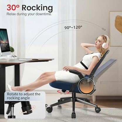 GTPLAYER Gaming Chair Racing Office Computer Ergonomic Video Game Chair Backrest and Seat Height Adjustable Swivel Recliner with Headrest and Lumbar Pillow Esports Chair Blue - color: Blue, size: Large