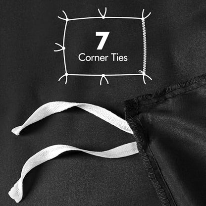 Duvet Cover Twin/Twin XL, 3 PC Cotton Like Polyester, Zipper Closure, Black | Extra Soft and Breathable, Wrinkle & Fade Resistant, Includes Duvet Cover and 1 Pillow Sham, Comforter Not Included, OekoTex - color: Black, size: Twin/Twin XL - Duvet Cover Set