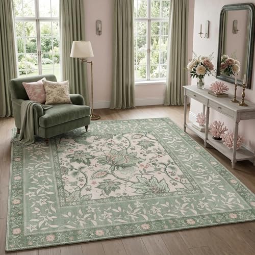 GarveeHome Area Rug - color: Sage Grove, size: 10' x 10' (Square)