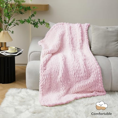 Cozyful Chunky Yarn for Hand Knitting - #10 Chunky Chenille Yarn, Jumbo Big Thick Chunky Yarns for Crocheting, Super Bulky Chunky Knit Blanket Yarns, 8 Skein (22 yds 8 oz Each Skein), Blush Pink - color: Blush Pink