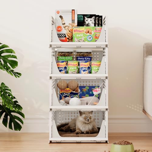 5 Pack Stackable Plastic Storage Closet Organizers and Storage Bins Drawer Shelf Storage Container for Wardrobe Cupboard Kitchen Bathroom Office White | Drawer Shelf Storage Container for Wardrobe Cupboard Kitchen Bathroom Office White Foldable Multifunct