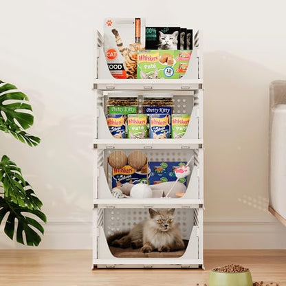 5 Pack Stackable Plastic Storage Closet Organizers and Storage Bins Drawer Shelf Storage Container for Wardrobe Cupboard Kitchen Bathroom Office White | Drawer Shelf Storage Container for Wardrobe Cupboard Kitchen Bathroom Office White Foldable Multifunct