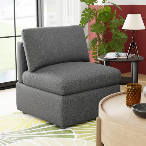 PayLessHere Convertible Sofa, 1-Seat Modular Sectional, Dark Gray | Convertible Sofa