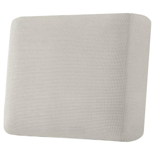 H.VERSAILTEX Super Stretch Individual Seat Cushion Covers Sofa Covers Couch Cushion Covers Slipcover Sets Thick Jacquard Textured Twill Fabric (1 Piece Chair Cushion Cover, Island Fossi) - color: Island Fossi, size: 1 Cushion Chair