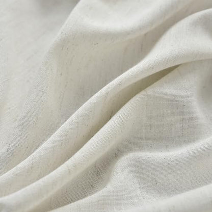 Lino Rosa Basement Window Curtains 15 or 16 Inches Long,Sheer Adjustable Height Pinch Pleated Linen Bathroom Kitchen Window Treatments - color: Natural, size: 24"W x 15"L (Pack of 1)