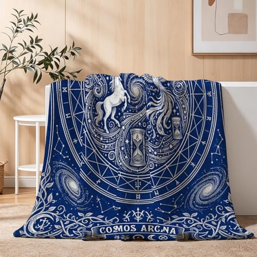 Mystical Cosmos Arcana Blanket, Soft Flannel Fleece Throw 50" x 60" | Mystical Cosmos Arcana Blanket Lightweight Decor for Living Room, Bedroom, Office and Travel, Home Decor Gift - color: Mystical Cosmos Arcana, size: 50"x60"