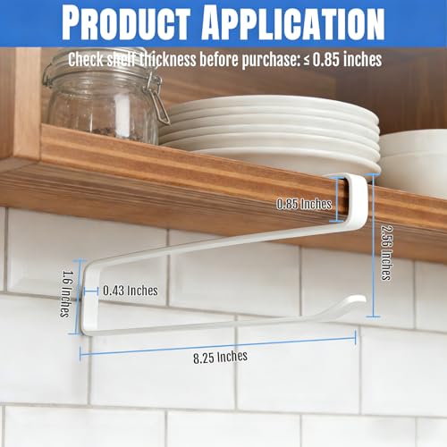 1 Pack Tumbler Lid Organizer, No Adhesive or Drilling, Kitchen Space Saver | Versatile Cup & Water Bottle Lid Holder, Under Cabinet Storage, White - style: 1 Pack, White