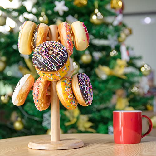 MyLifeUNIT Mug Holder Tree, Coffee Cup Holder with 6 Hooks (Yellow) - color: Yellow