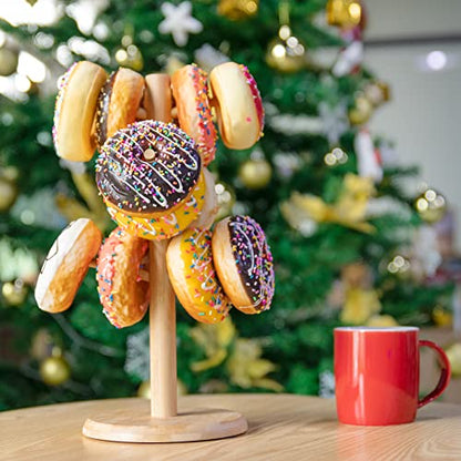 MyLifeUNIT Mug Holder Tree, Coffee Cup Holder with 6 Hooks (Yellow) - color: Yellow
