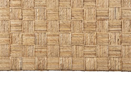 King Headboard, Headboard, Adjustable Height Headboard, Solid Wood Frame, Woven Natural Fiber Basketweave, Mahogany Legs, Coastal Modern, Wall Mount Compatible