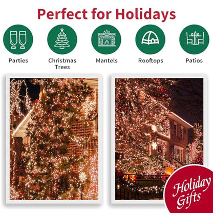 100 Count Red Clear Valentine Lights, Connectable 20ft Valentine Room Lights, Plug in Pink Christmas String Light Indoor Outdoor for Christmas Bedroom Valentines Party - color: Red and Clear-White Wire