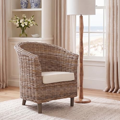 Safavieh Home Collection Omni Honey Barrel Chair - color: Natural