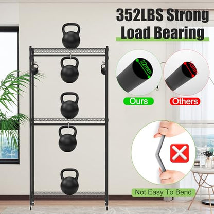 2 Tier Rolling Garment Racks with Cover, 35.43'' x 17.13'' x 72.44'' Portable Wardrobe Closet Covered Clothing Rack with Wheels Hooks for Bedroom Laundry Living Room - size: 35.43"D x 17.13"W x 72.44"H