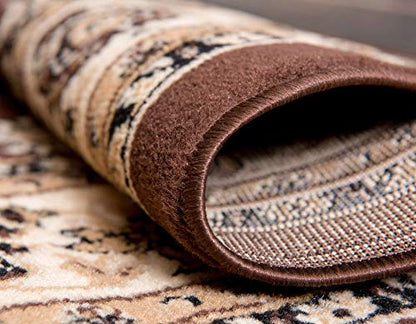 Unique Loom Sialk Hill Collection Area Rug - Washington (2' 2" x 3' 1" Rectangle, Brown/ Black) - color: Brown/Black, size: 2'2" x 3'1" (Rectangular)