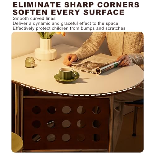 Extendable Drop Leaf Table,Versatile Collapsible Extension Table,Easy to Assemble,for Small Spaces Dining Room Kitchen.(Walnut+Black) - color: Walnut+black