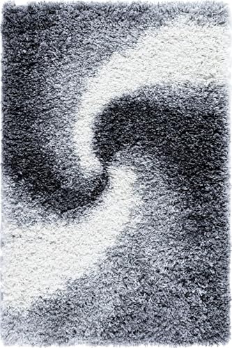Rugs.com Soft Touch Shag Collection Area Rug – 2X3 Smoke Grey Shag Rug Perfect for Entryways, Kitchens, Breakfast Nooks, Accent Pieces - color: Smoke Grey, size: 2' x 3' (Rectangular)