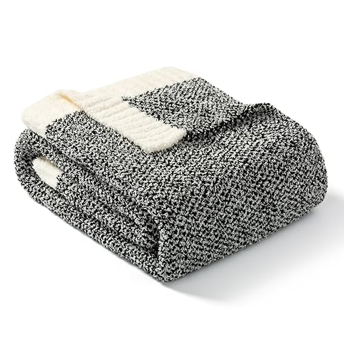 Snuggle Sac Soft Warm Bed Blanket Oversized Twin XL 66x90“, Super Soft Warm Blankets for Bed, Living Room, Luxurious Microfiber Blanket Dupes, Heather Black, 66x90 inches - color: Heather Black, size: Twin-XL (66"x90")