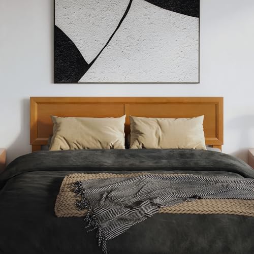 AFI, Sophia Adjustable Modern Queen Wood Headboard, Light Toffee - color: Light Toffee, size: Queen (U.S. Standard)