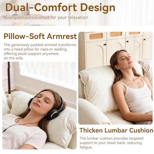 63" 3-in-1 Velvet Convertible Sleeper Sofa Bed, Modern Adjustable Backrest Loveseat Pull Out Couch with USB & Side Pocket, Small Space Love Seat Sofa Bed for Living Room, Bedroom, Beige Velvet - color: Beige